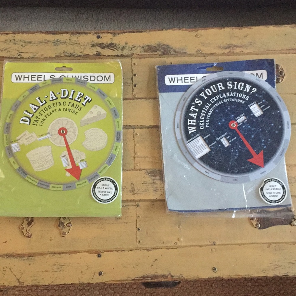 KNOCK KNOCK WHEEL O’ WISDOM HUMOR CARDS